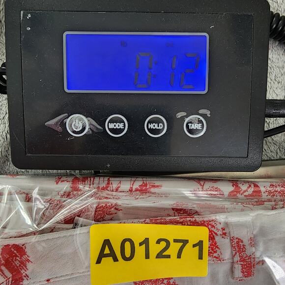 Vintage Kathy Ireland Pants Womens 19 Red Oriental Toile Straight Leg Crop Capri - Picture 14 of 14